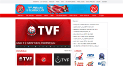 Desktop Screenshot of antalyavoleybol.org
